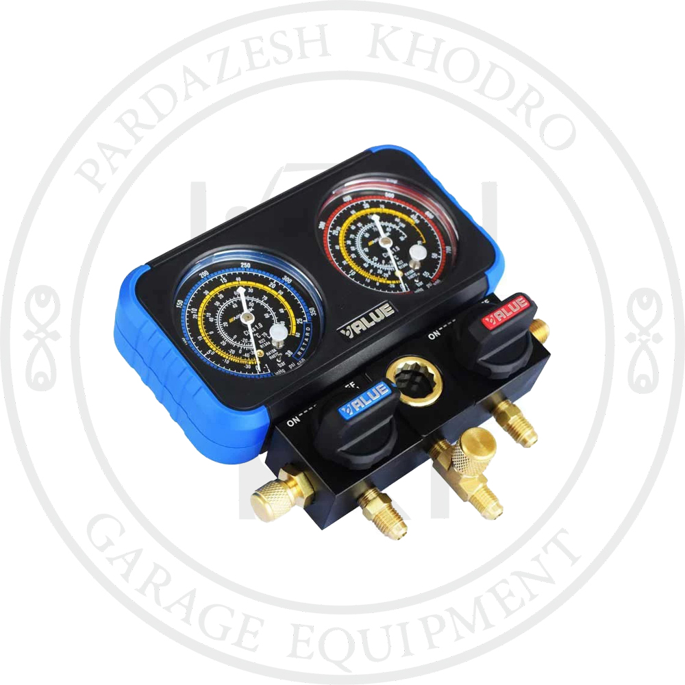 گیج دوقلو گاز کولر والئو VRM2-B-401