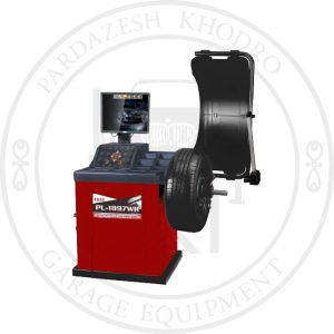 بالانس چرخ پولی 1897 مانیتوردار با مانیتور دیجیتال پیشرفته و دقت بالا، مناسب تعمیرگاههای حرفهای خودرو