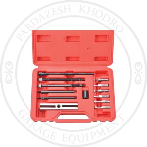 کیت بلبرینگ کش 13 پارچه مخصوص سوراخ کور 20 تا 100 میلیمتر مناسب تعمیر خودرو و ماشینآلات