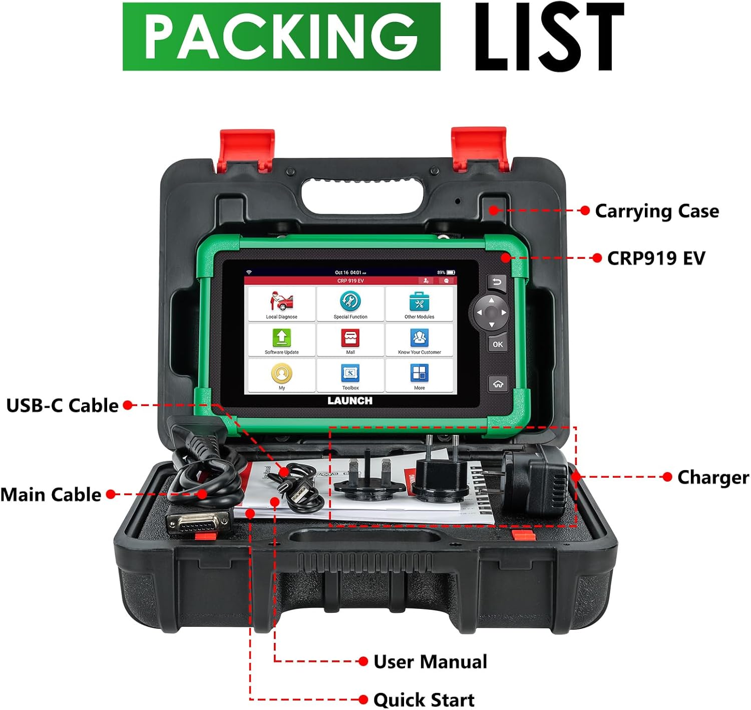 دیاگ خودروهای برقی لانچ مدل MAX 919 EV