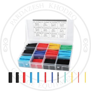 کیت 750 عددی روکش سیم رنگی 45 میلیمتری در رنگهای متنوع برای عایقکاری و محافظت سیمها و کابلهای برق