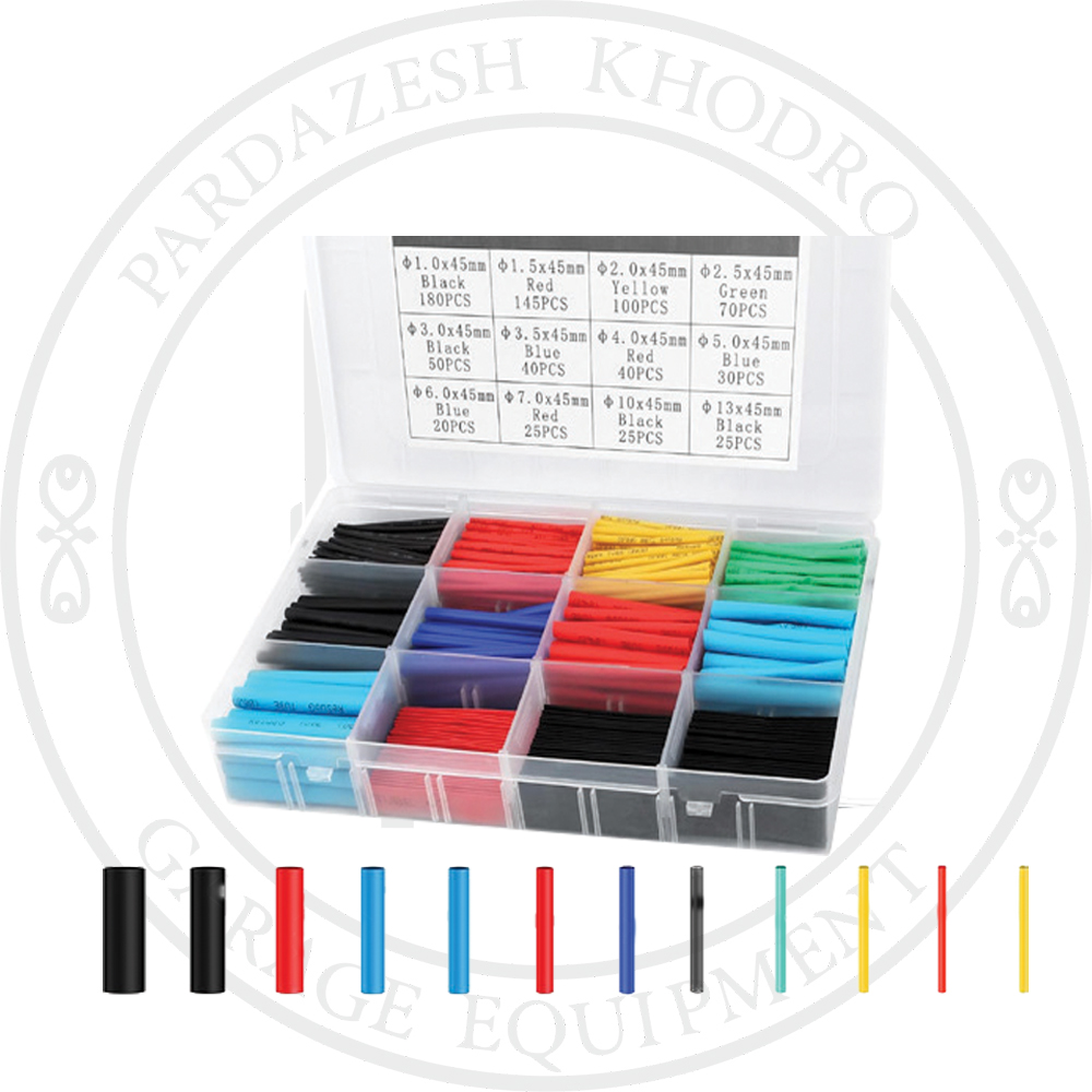کیت 750عددی روکش سیم رنگی-طول 45میلیمتری